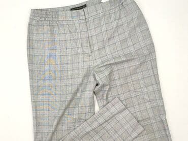 spodnie z c a: Zara, Material trousers for women, size M — 2