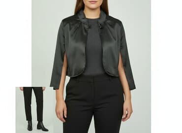 sukienki z żakietem dla puszystych: Narzutka damska, rozmiar XL — 1