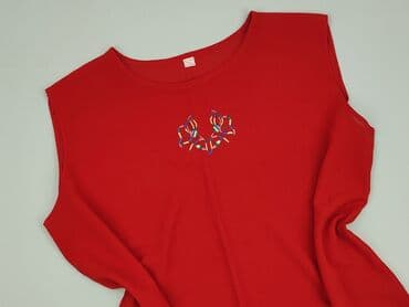 obcisła sukienka czerwona: Bluzka damska, XL — 1