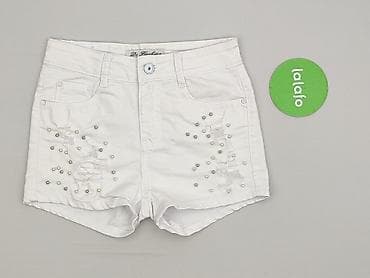 bialym: Fashion Jeans, Szorty damskie, rozmiar 2XS — 2