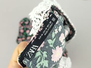 zara sukienka w kwiaty z bufiastymi rękawami: Zara, Women`s dress, size M — 4