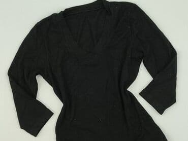 czarne bluzki rekaw 3 4: Bluzka damska, rozmiar S — 1