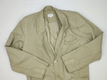 Marynarka męska MARINEX - Rozmiar: S (metka) - Kolor: beżowy/kaki -