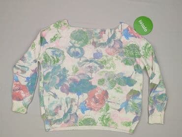 sweter z przezroczystymi rękawami: Sweter damski, rozmiar L — 3