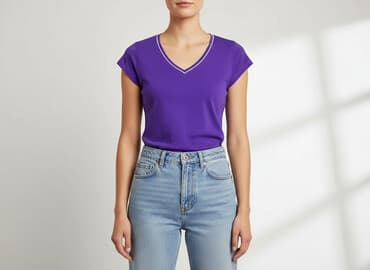 t shirty burberry london: IX London, Women`s T-shirt, size M — 1