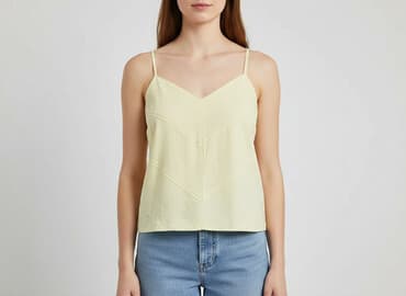 koszulka na ramiączkach jedwabna: Marks & Spencer, T-shirt damski, rozmiar S — 6