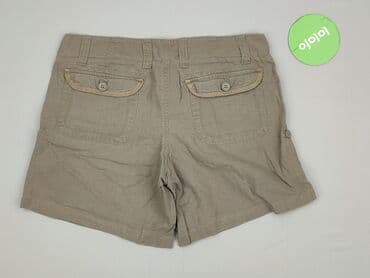 lniane spodenki pepco: Papaya, Szorty damskie, rozmiar S — 3