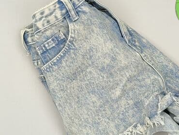 woskowane jeansy z wysokim stanem: Shein, Szorty damskie, rozmiar XS — 5