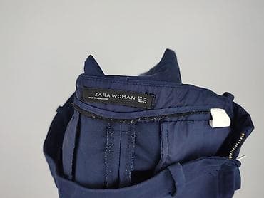 buty azuree: Zara, Spodnie materiałowe damskie, rozmiar M — 4