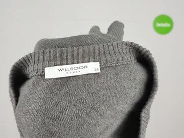 sweter z dekoltem v: Willsoor, Kardigan damski, M — 4