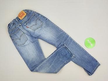 biale dresy hm: Spodnie jeansowe, Levi's, 10 lat, 134/140, stan - Bardzo dobry — 3