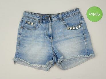 spodnie nabijane ćwiekami: Szorty damskie, rozmiar M — 3