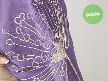 obrus 100x100: Lawendowa firana/panel z haftem - Kolor: fiolet/lawenda z jasnym — 4