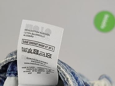 sprane jeansy: Topshop Moto, Szorty damskie, rozmiar S — 6