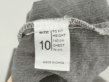 szary sweterek do sukienki: Dziecięca kurtka jeansowa, 10 lat, 134-140 cm, stan - Bardzo dobry — 6