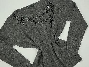 hm szary sweter: Bodyflirt, Sweter damski, rozmiar M — 1