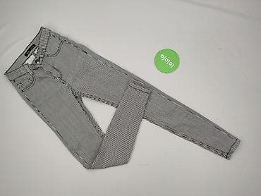 garnitury c: Sinsay, Spodnie materiałowe damskie, rozmiar 2XS — 2