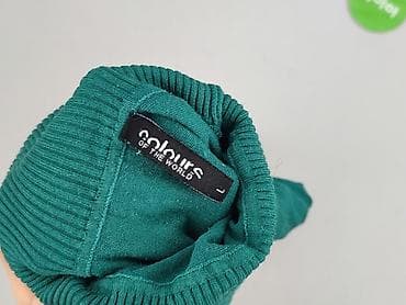 szmaragdowy sweter: Colours of the World, Golf damski, rozmiar L — 5