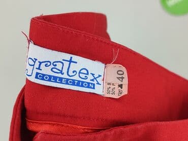 piękne czerwone sukienki na wesele: Spodnie materiałowe damskie, rozmiar L — 4