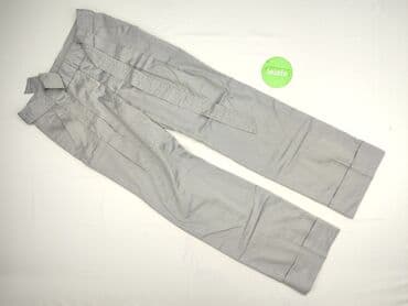 spodnie materiałowe z wysokim stanem: Spodnie materiałowe damskie, rozmiar M — 2