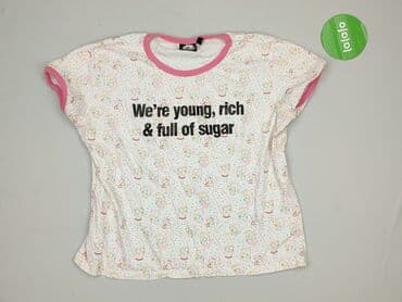 reserved koszulka w koty: Sinsay, Women`s T-shirt, size XL (EU 42) — 2