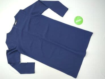 długa granatowa sukienki: Luna, Sukienka damska, L — 2