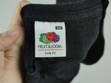 guess czarne t shirty damskie: Fruit Of The Loom, T-shirt damski, rozmiar XS — 5