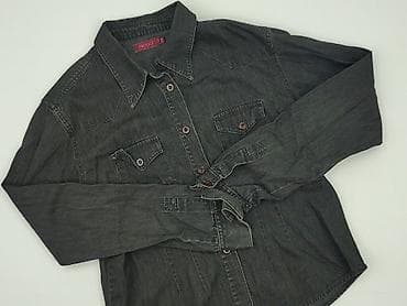 przecierane jeansy: Koszula damska, rozmiar S — 4