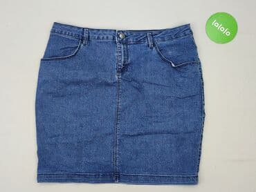 spódniczka dżinsowe z wysokim stanem: Beloved, Spódnica damska, rozmiar XL — 2