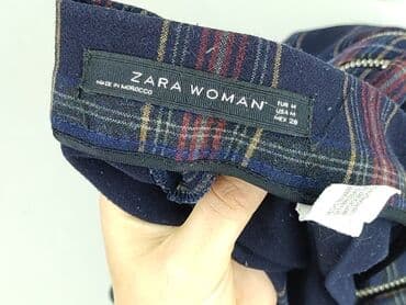 zara spodnie z szerokimi nogawkami: Zara, Spodnie materiałowe damskie, rozmiar M — 5