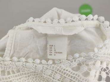 bluzki dopasowane eleganckie: H&M, Bluzka damska, L — 4