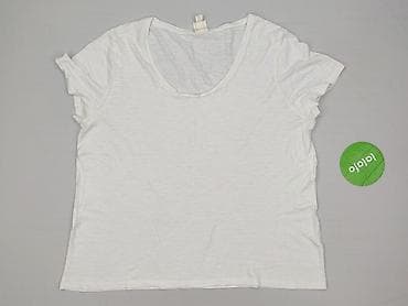 hm bluzki z dekoltem: H&M, T-shirt damski, rozmiar L — 2