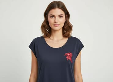 koszula niebieska hm: H&M, Sukienka damska, rozmiar S — 6