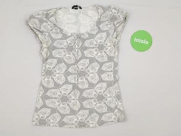 szara bluzka h m: H&M, Bluzka damska, rozmiar S — 2