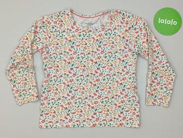 bluzka z greckim wzorem: Blouse, Lupilu, 5-6 years, 110-116 cm, condition - Very good — 2