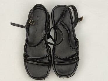 czarne sandały sinsay: Sandals for women, size 39 — 1