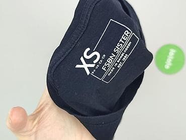 polyester undershirts: FB Sister, T-shirt damski, rozmiar XS — 5