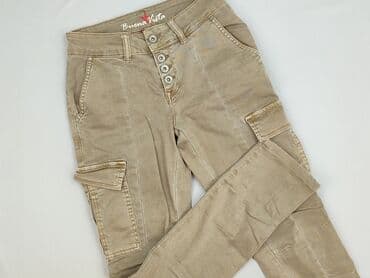 spodnie czarne cargo bershka: Spodnie cargo damskie, rozmiar 2XS — 1