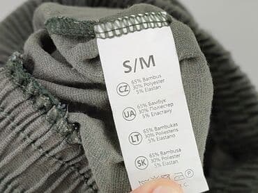 spodnie joggery moro damskie: Material trousers for women, size S (EU 36) — 4