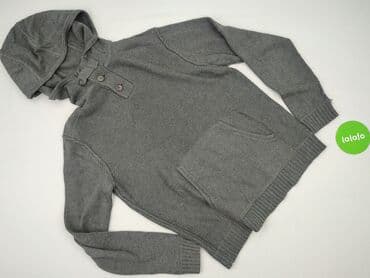 kurtka z kapturem z futerkiem: Sweter dla mężczyzn, L — 2