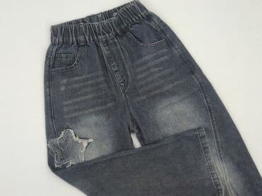 piękne eleganckie sukienki: Spodnie jeansowe, 10 lat, 140, stan - Bardzo dobry — 1