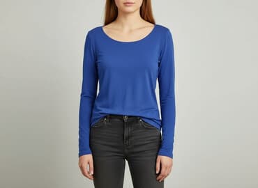 marynarka damska niebieska reserved: Bluzka damska, S — 7