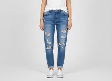 reserved jeansy mom fit: Reserved, Jeansy damskie, rozmiar M — 6