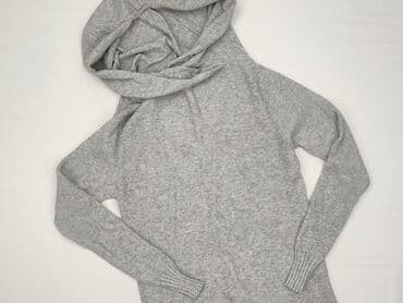 sweter bufiaste rękawy: Bluza z kapturem damska, S — 1