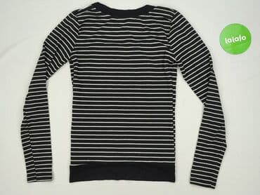 czarne bluzki dekolt v: Bluzka damska, rozmiar S — 3