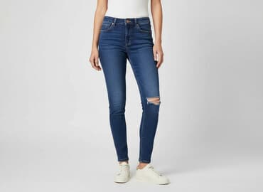 legginsy push up xs: Forever 21, Jeansy damskie, S — 7