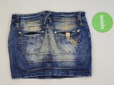 spódniczka dżinsowe z wysokim stanem: Spódnica damska, rozmiar M — 3