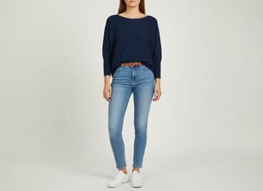 sweter z kaszmiru c a: Jean Pascale, Sweter damski, rozmiar M — 7