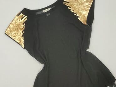 złota bluzka cekinowa: Bluzka damska, rozmiar M — 1