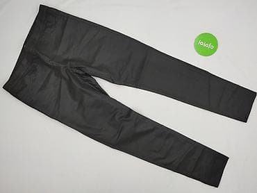 czarne bluzki: H&M, Legginsy Eleganckie damskie, rozmiar L — 2